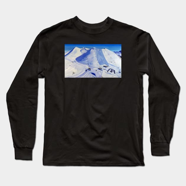 Arctic Valley Ski Area Long Sleeve T-Shirt by realartisbetter